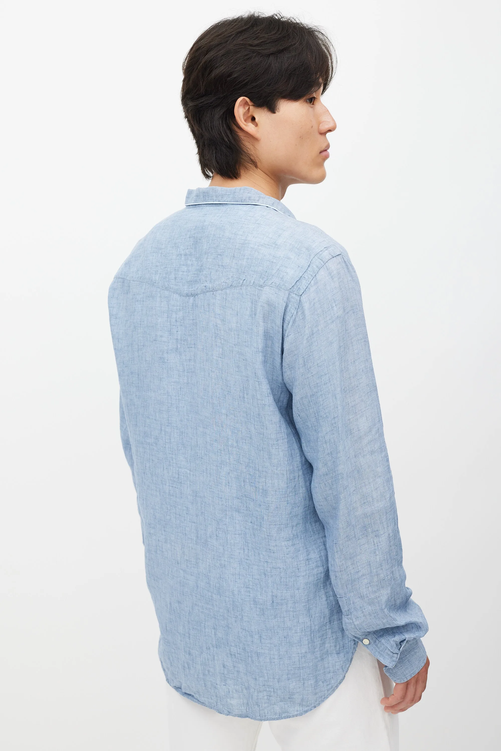 Blue Linen Shirt