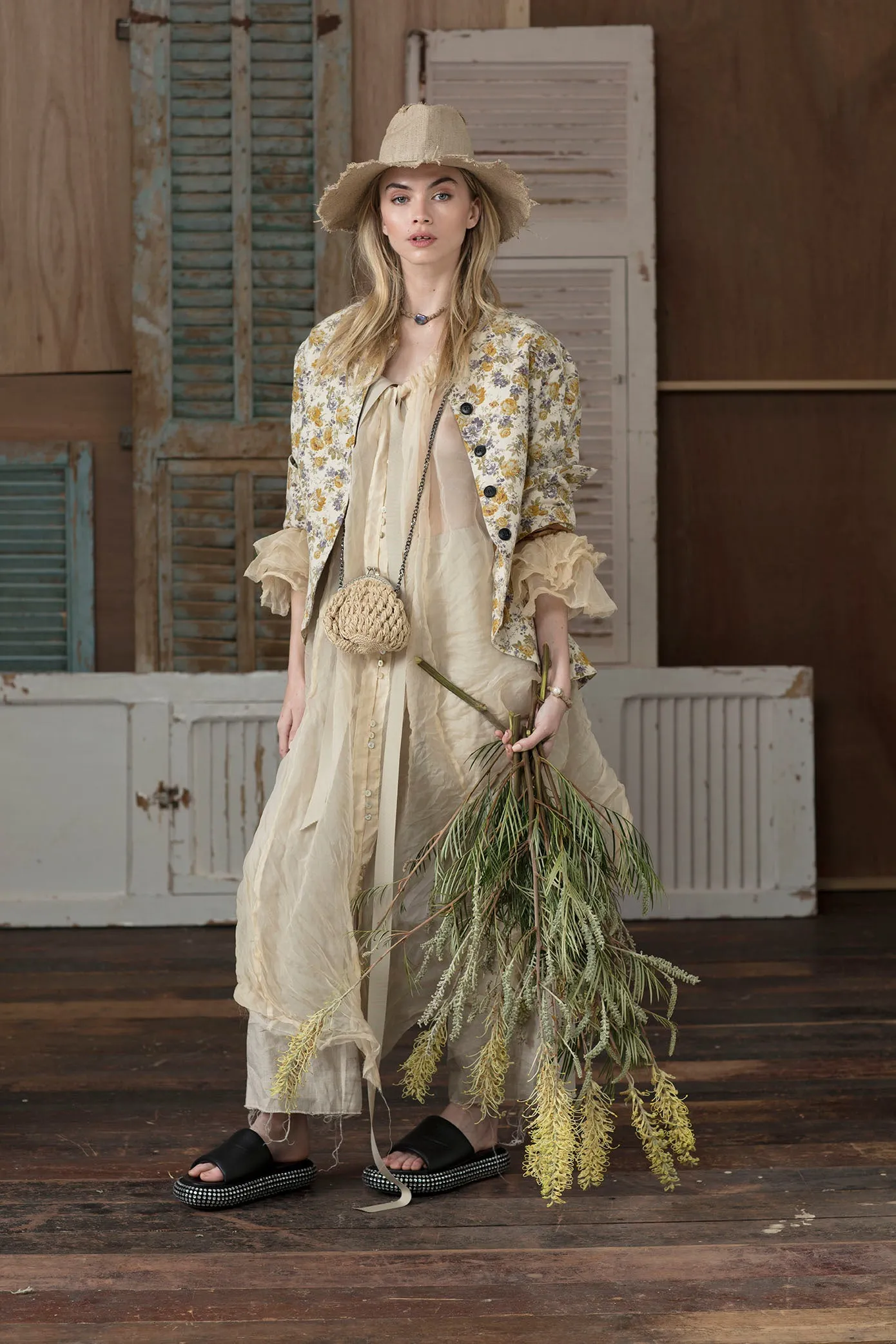 Culotte wide leg pant (Linen)