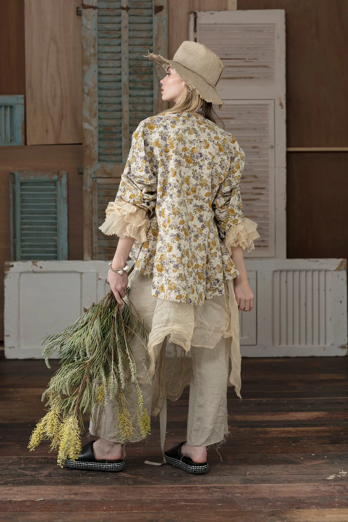 Culotte wide leg pant (Linen)