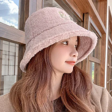 Cute Bear Plush Fisherman Hat