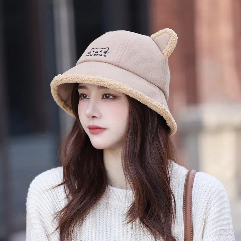 Cute Cat Ears Plush Hat