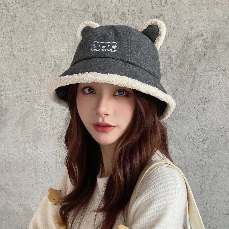 Cute Cat Ears Plush Hat