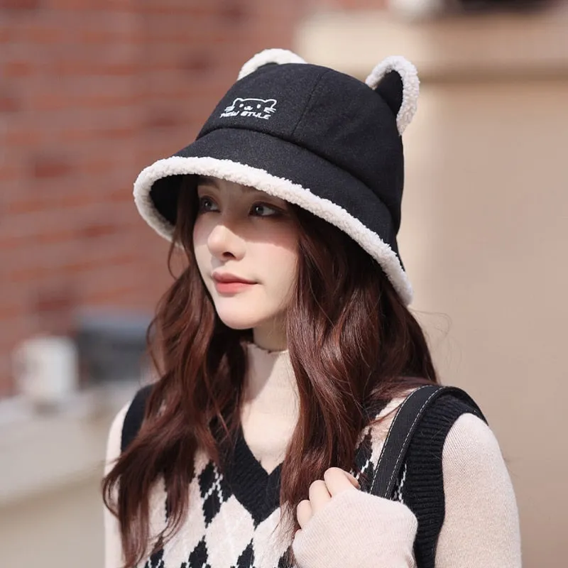 Cute Cat Ears Plush Hat
