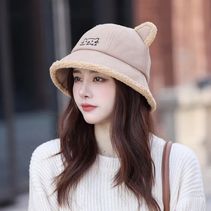 Cute Cat Ears Plush Hat