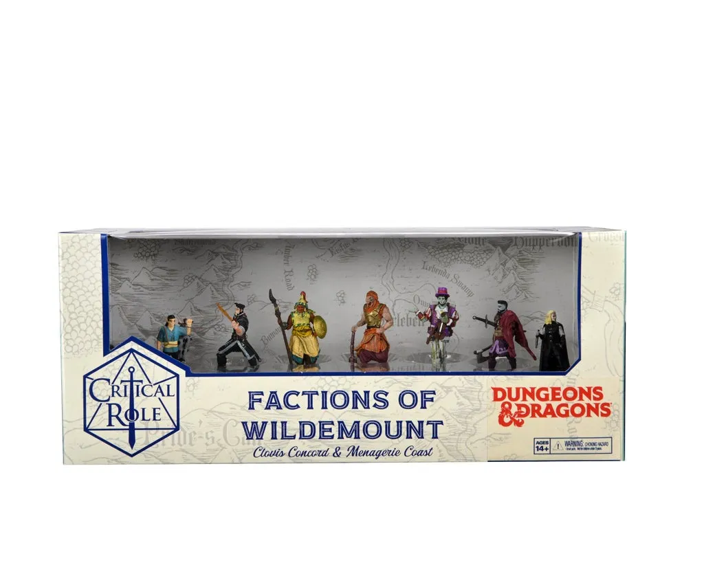 D&D Critical Role Factions of Wildemount - Clovis Concord and Menagerie Coast Box Set