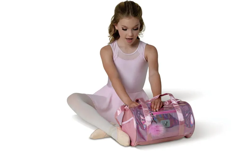 DanzNmotion B22513 Pink SHIMMER ROLL BAG
