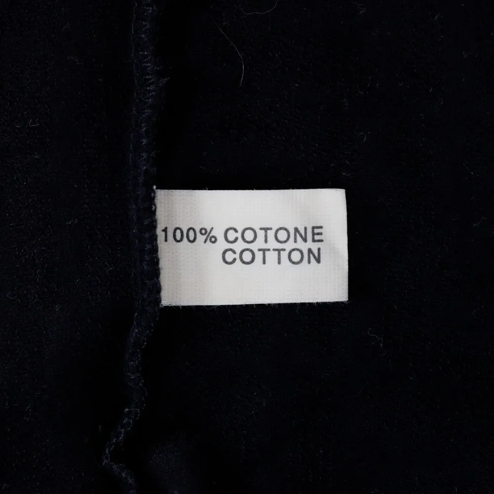 Fendi Cotton Sleeveless Polo Shirt Black