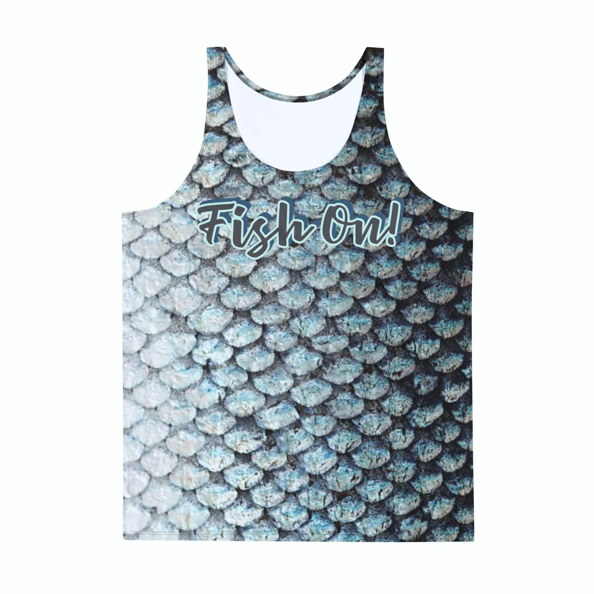 Fun fishing top Fish On! for men