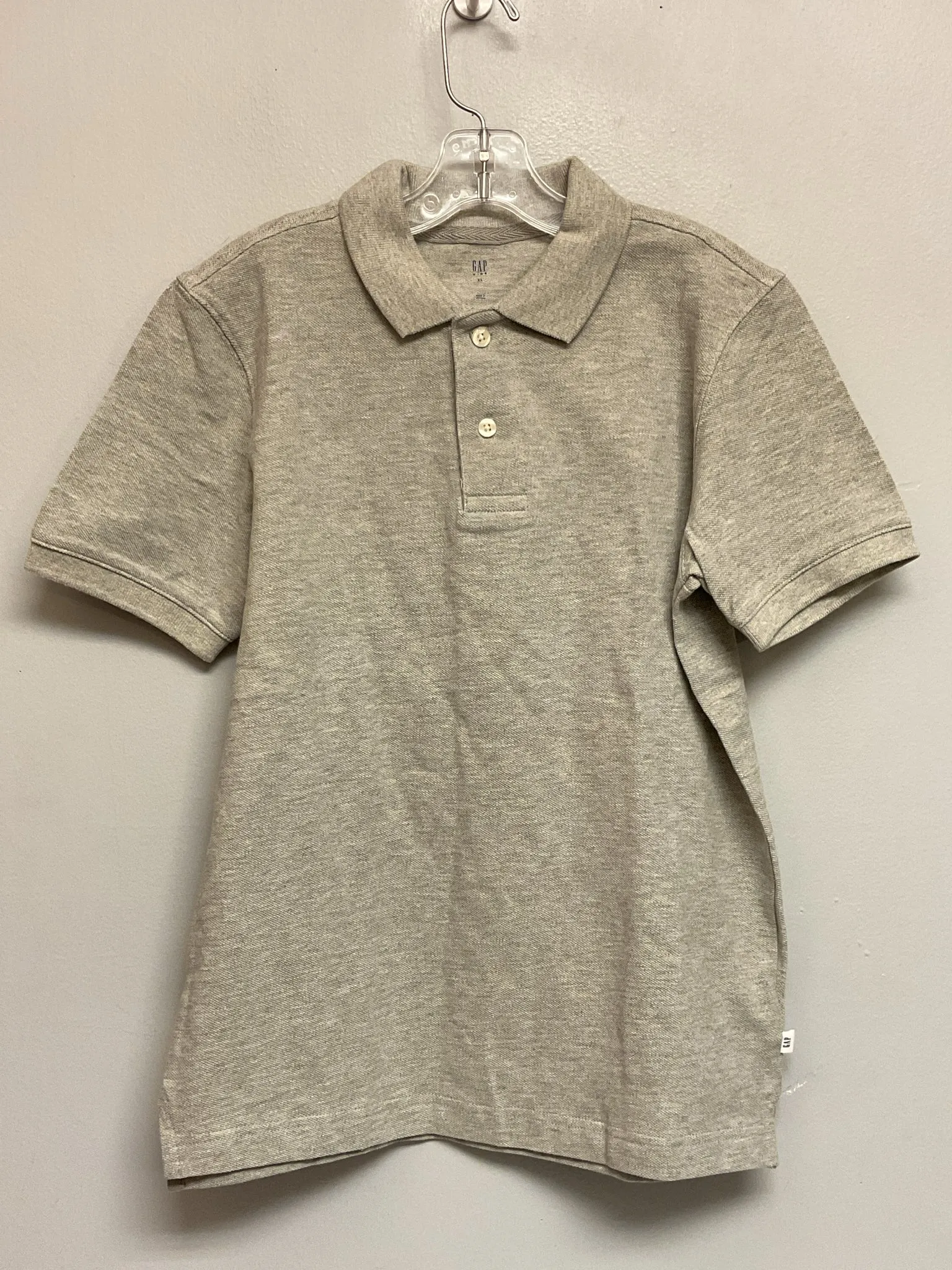 Gap Size 12 Gray Pique Big Boys Shirts & Polos