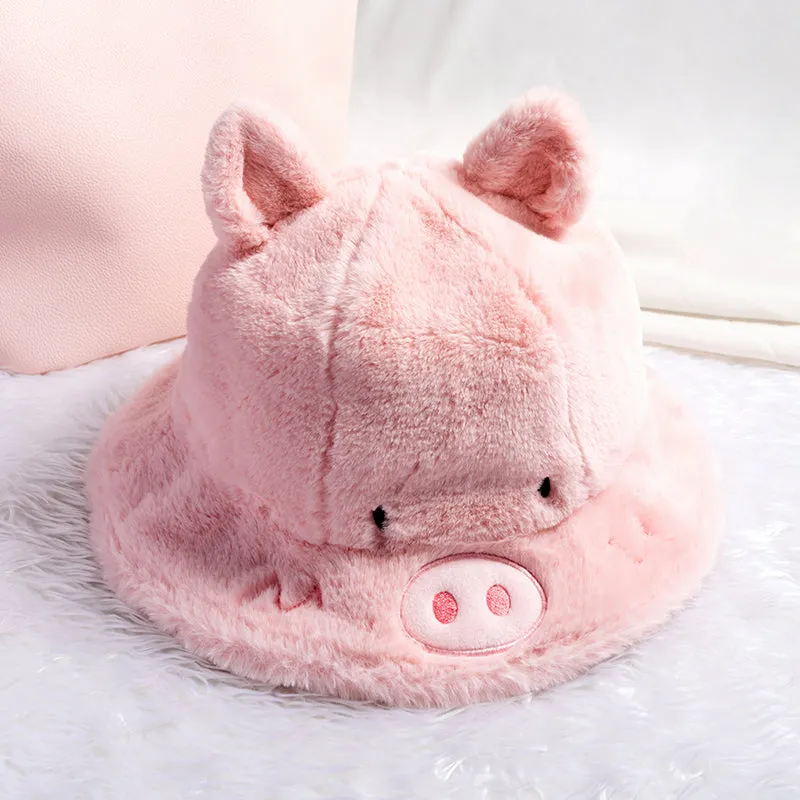 Kawaii Cute Bear Plush Fisherman Hat
