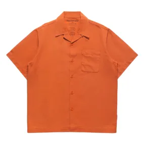 Maharishi Camp Collar Shirt 'Rust'