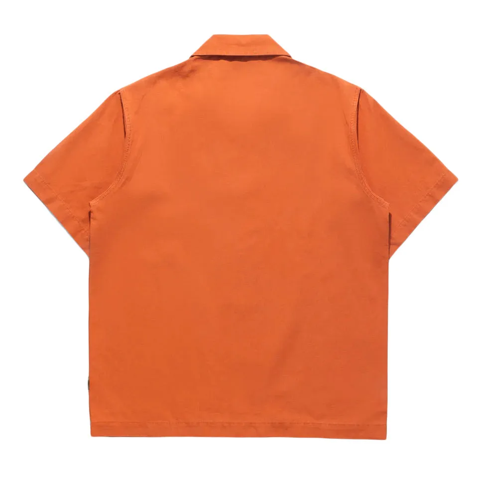 Maharishi Camp Collar Shirt 'Rust'
