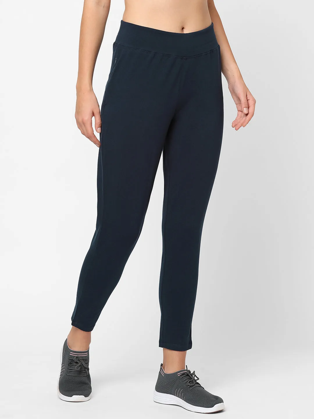 Navy Blue Track Pants