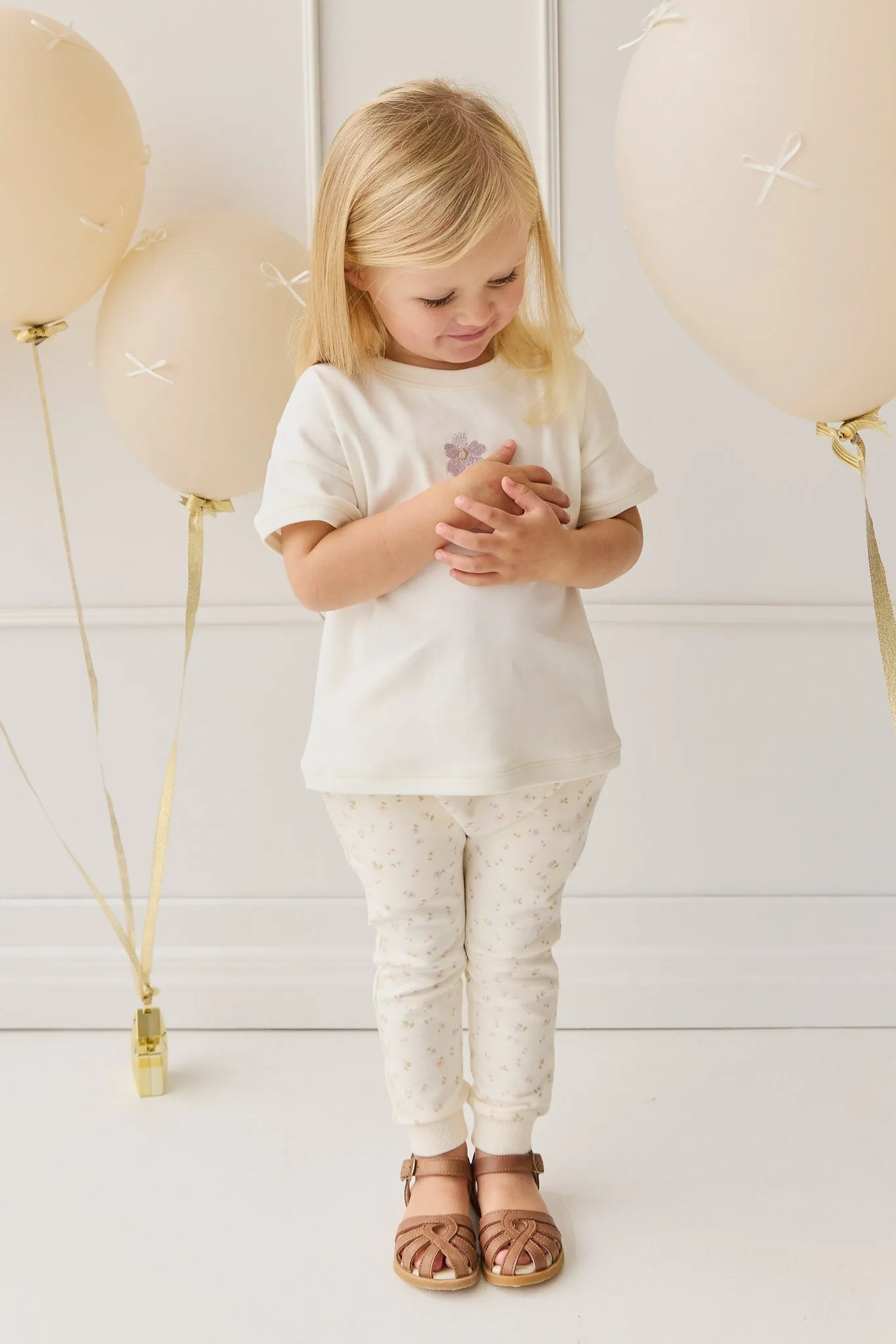 Organic Cotton Morgan Track Pant - Briella Whisper
