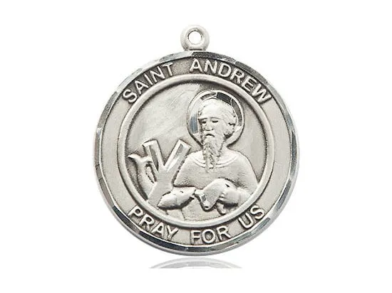 St Andrew the Apostle Sterling Silver (NO CHAIN)